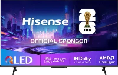 Televizorius HISENSE 43E7Q PRO 43" QLED 4K VidaaOS 144Hz Dolby Atmos
