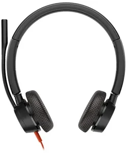 HP Poly „Poly Blackwire 3325 Stereo“ „Microsoft Teams“ sertifikuotos „USB-C“ ausinės + 3,5 mm kištukas + „USB-C/A“ adapteris