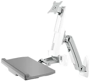 ICYBOX IB-MS600-W Icy Box Sieninis laikiklis iki 24 (61 cm) ekranui su pelė ir klaviatūros darbo vieta