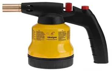 IDEALGAS litavimo žibintuvėlis / KASETĖS LITUAVIMO LEMPAS ELEKTROS UŽDEGIMAS