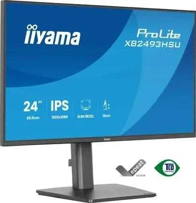 Monitorius „iiyama ProLite XB2493HSU-B1“ – 120 Hz | „Full HD“ | IPS | 23,8 colio | 1 ms | USB-C