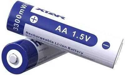 Įkraunamos baterijos R06 / AA 1.5V Xtar 2000mAh (4 vnt. dėžutėje) su apsauga