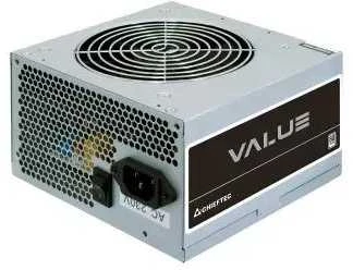 CHIEFTEC Value 500W efficacity 80p.c. ATX 12V 2.3 Cables 1x20+4PIN ATX 3xSATA 2xMolex 1x4PIN 12V 1x8PIN 6 + 2 PCIe