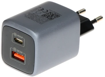 Aukey TINKLINIS ĮKROVIKLIS USB CHAR-X189B-45W-GAN Delta Power