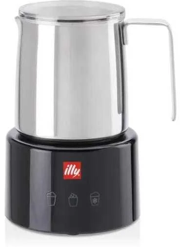 ILY Illy 23760 Pieno plakiklis arba šildytuvas Juoda, Nerūdijančiojo plieno