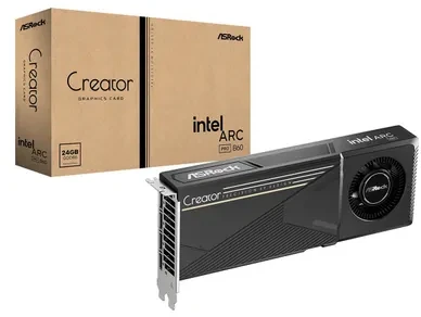 Vaizdo plokštė Grafikos plokštė Intel ARC PRO B60 24GB AsRock Creator retail