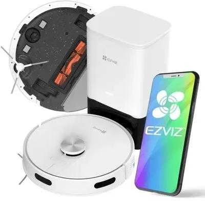 Dulkių siurblys - robotas EZVIZ CS-RE4P-PWT2, Baltas