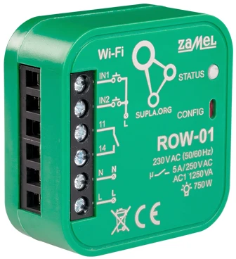 Zamel Supla ROW-01 1x230V WiFi valdiklis