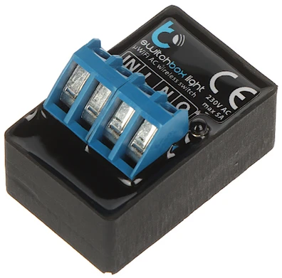 BleBox SwitchBox Light - 230V WiFi relė - Android/iOS programa