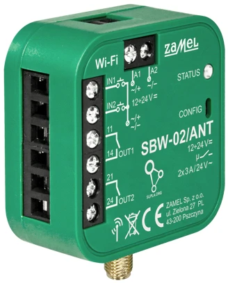 Zamel Supla SBW-02/ANT vartų WiFi valdiklis