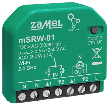 Zamel Supla Zamel mSRW-01 - WiFi roletų valdiklis - Android / iOS programa