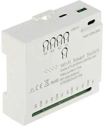 INTELIGENTUS ATLO-SW4C-EWELINK „Wi-Fi“ JUNGIKLIS, „eWeLink“