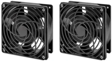 Intellinet 716154 Rinkinys 2 lubiniai ventiliatoriai, skirti 19" stovui