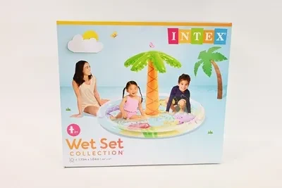 INTEX pripučiamas baseinas vaikams Palma 104x173 cm 56433