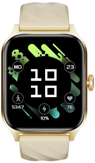 Weofly Active Išmanusis laikrodis - Daugiafunkcis laikrodis su Bluetooth BT5.2 Auksiniu