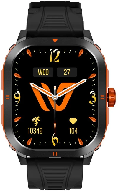 Weofly Pioneer Išmanusis laikrodis - Multifunction Watch Bluetooth 5.3 Oranžinis