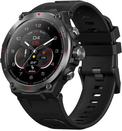 Išmanusis laikrodis Zeblaze Stratos 2 (juodas)