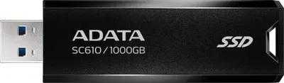Kietasis diskas USB Atmintinė - ADATA SC610 1TB USB Type-A 3.2 Gen 2 Juoda