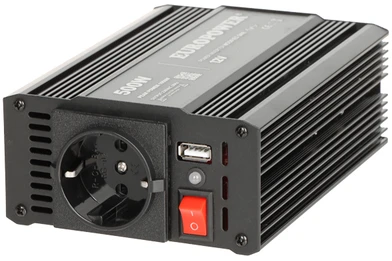 Europower įtampos keitiklis su USB jungtimi