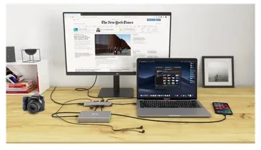 I-TEC USB C metalo nano dokas stotis 1xHDMI 4K 1xSD kortelių skaitytuvas 1xmicroSD kortelių skaitytuvas 1xGLAN 1xgarsas 3x USB 3.0 prievadas 1x USB-C PD