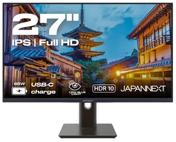 Monitorius JAPANNEXT 68,5 cm JN-IPS27FHDR-C65W-HSP 16:9 HDMI/DP FHD