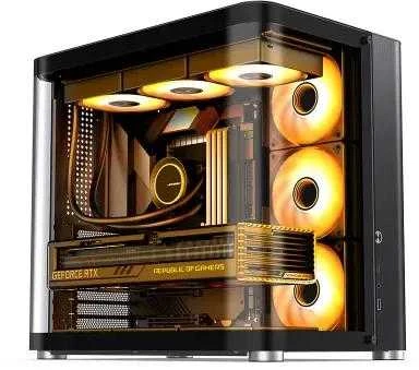Jonsbo TK-2 2.0 Midi-Tower, Tempered Glass – juodos spalvos