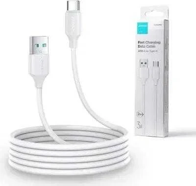 Joyroom S-UC027A9 USB-A / USB-C laidas 200cm 3A, pintas baltas
