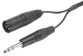 Ausinės Beyerdynamic | 1,5 m jungiamasis laidas DT 18*/19*/28*/29* serijai | 3 kontaktų XLR kištukas ir 1/4 colio stereo lizdas | K 190,40