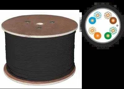 Alantec Kabelis F/UTP kat.5e PE 4x2x24AWG 500m IŠORINIS SUCHY (KIF5OUT500)
