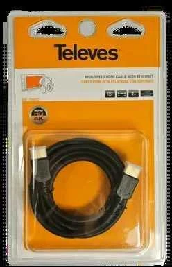 Kabelis HDMI 2.0 Televes ref. 494502 3m 4K