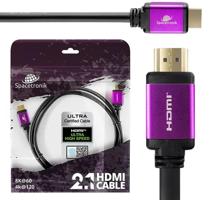 Spacetronik HDMI – HDMI kabelis 1,5 m juodas (5903031025521)