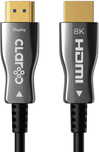 Claroc HDMI 2.1 laido antgaliai su Display ir 8K žymomis