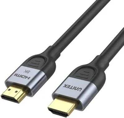Unitek HDMI 2.1 8K 60Hz laidas, juodas, 1,5 m