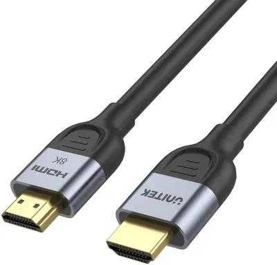Unitek HDMI 2.1 8K 60Hz laidas, juodas, 1,5 m