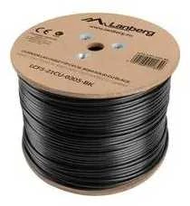 Tinklo Kabelis - Lanberg LCF5-21CU 305m Cat5e F/UTP Juodas
