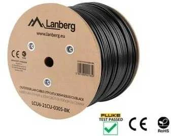 LANBERG LCU6-21CU-0305-BK UTP suvytas kabelis CU OUTDOOR kat. 6 305 m Judas