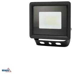 Kafler 10W LED prožektorius KASTEL, juodas, 6500K, IP65