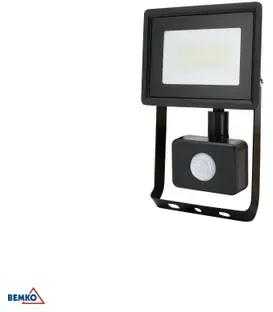 Kafler 20W LED prožektorius su judesio davikliu KASTEL, juodas, 6500K, IP65
