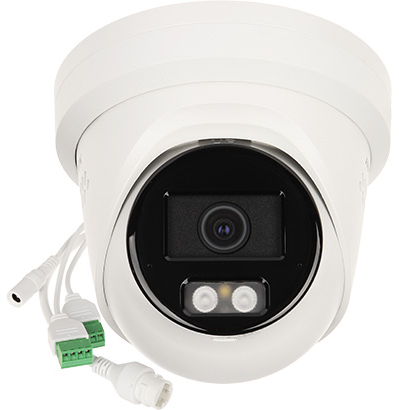 Hikvision | „AcuSense“ fiksuota bokštelio tipo tinklo kamera su blykstės šviesa ir garsiniu įspėjimu | DS-2CD2346G2H-IS2U/SL | Kupolinė | 4 MP | 2,8 mm / 4 mm | IP67 | „Micro SD“ / „Micro SDHC“ / „Micro SDXC“ kortelė, iki 512 GB
