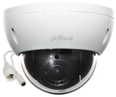 Dahua Technology Co Mini IP valdoma kamera 2MP STARLIGHT (1920x1080) 1 ~ 25 kadrų per sekundę, 4x priartinimas, IP 66, IK10, IVS