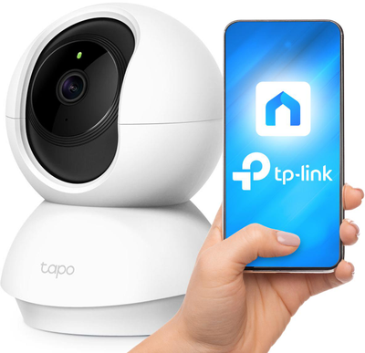 TP-LINK | Pan / Tilt Home Security Wi-Fi kamera | Tapo C210 | 3 MP | 4mm/F/2.4 | Privatumo režimas, garso ir šviesos signalizacija, judesio aptikimas ir pranešimai, naktinis matymas | H.264 | Micro SD, maks. 256 GB