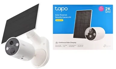 TP-Link Tapo saulės energija varomų apsaugos kamerų rinkinys 1 × C425, 1 × A201