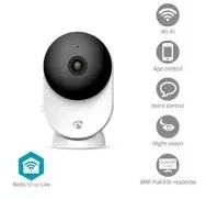 „Nedis“ IP kamera „Nedis Smartlife Wifi“ vidaus kamera, judesio jutiklis, naktinio matymo sistema, „Balta“
