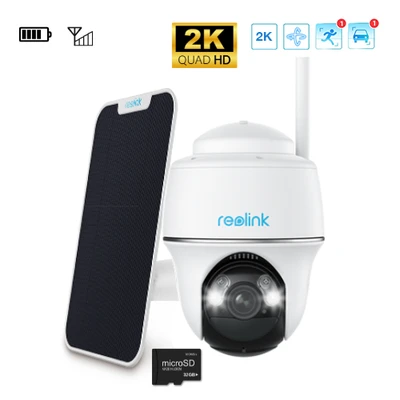 Reolink Go PT PLUS 2K GSM lauko besisukanti kamera Akumuliatorius | LTE 4G 3G | Belaidis | Nakties režimas | Judesio jutiklis | Reolink