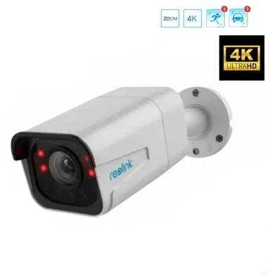 Reolink | 4K išmanioji PoE kamera su prožektoriumi ir spalvotu naktiniu matymu | RLC-811A | Kulka | 5 MP | Varifocal | Maitinimas per Ethernet (PoE) | IP66 | H.265 | „MicroSD“ (maks. 256 GB) | Baltas
