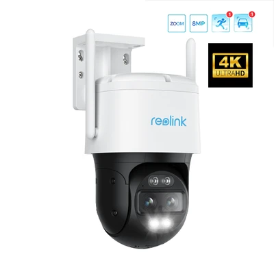 Reolink | IP kamera | TrackMix WiFi | PTZ | 8 MP | 2,8/8 | IP65 | H.264/H.265 | „Micro SD“, maks. 256 GB