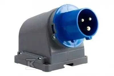 KAMEROS fiksuotas kištukas 16A 3P IP44 FE OPAL