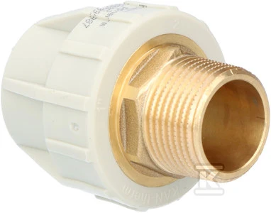 KAN-therm jungtis su išoriniu sriegiu 32 mm x 1'' PP - 04103232