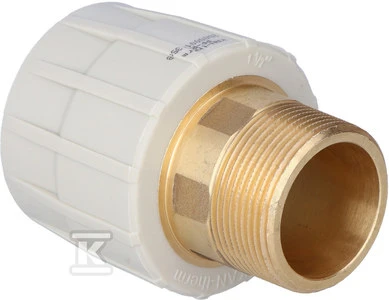 KAN-therm jungtis su išoriniu sriegiu 50x1 1/2'' PP - 04103250