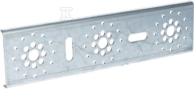 KAN-therm montavimo plokštė dvigubam akumuliatoriui artėja prie 80 150 mm (1700210014)